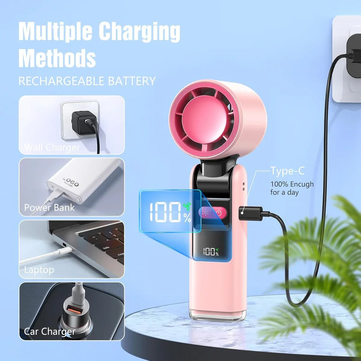 Portable Handheld Turbo Fan