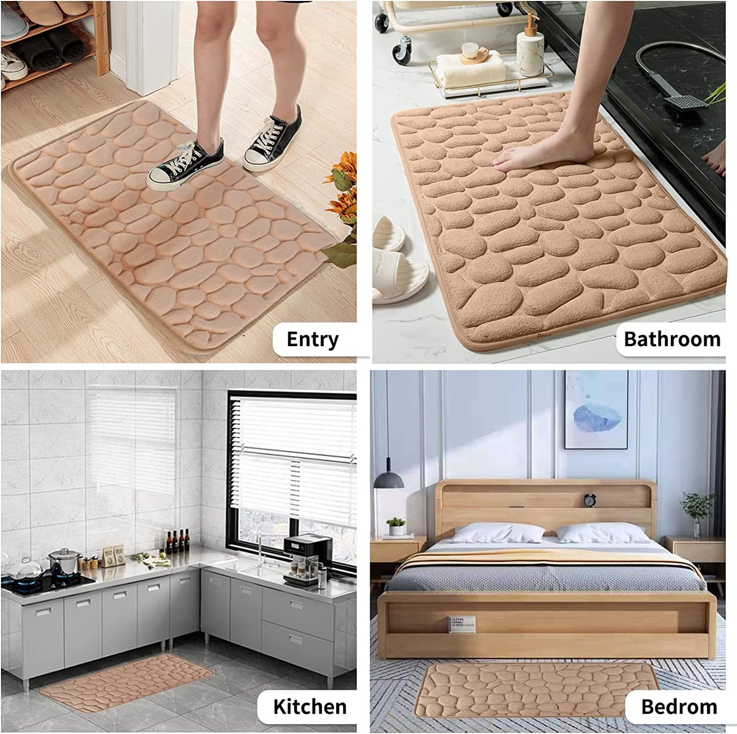 Super Absorbent Floor Mat (2 Pieces Set)